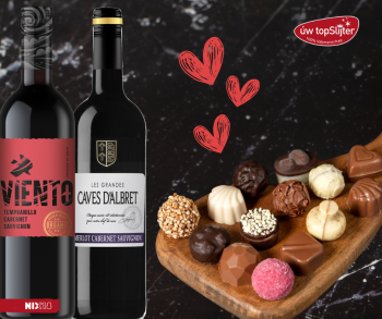Viento - Caves d'Albret Merlot-Cabernet Sauvignon - Valentijnsdag - liefde - uw topSlijter nb